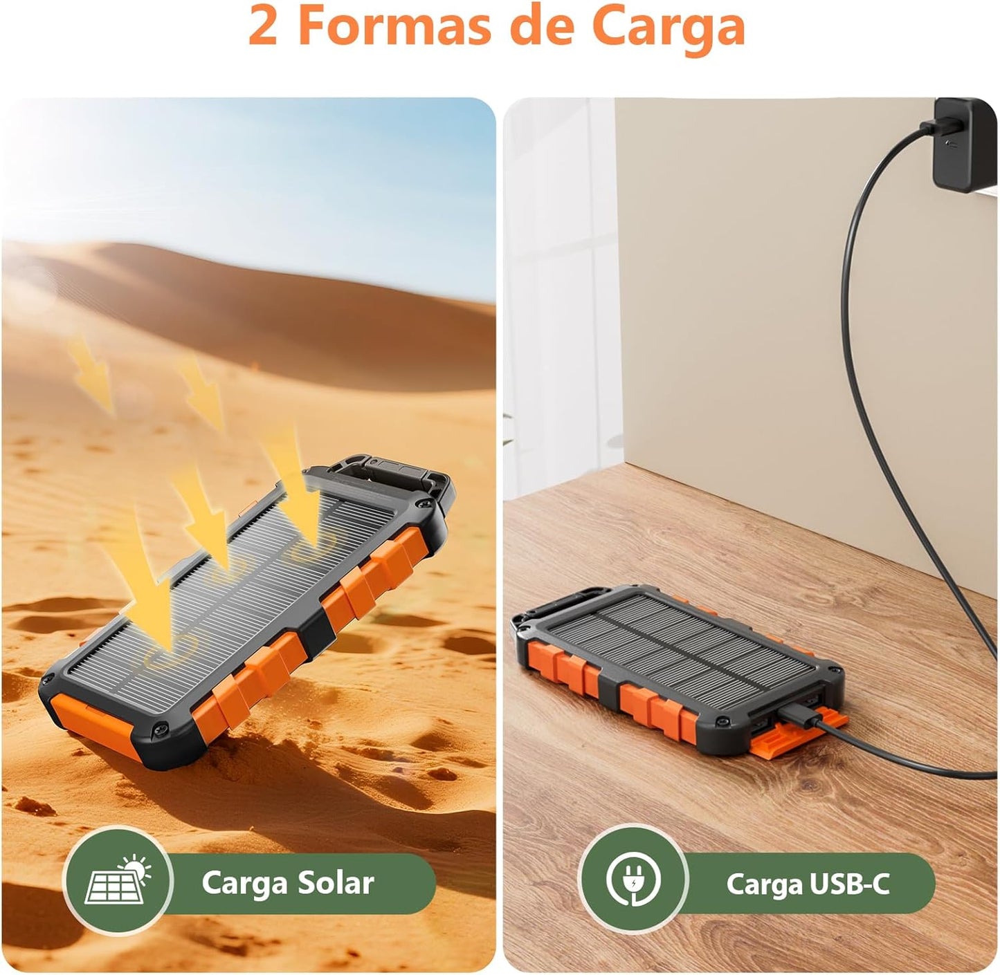 Cargador Solar Todo Terreno